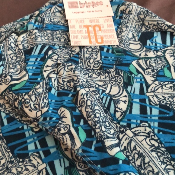 TC LuLaRoe cowboy boots leggings - Picture 2 of 2